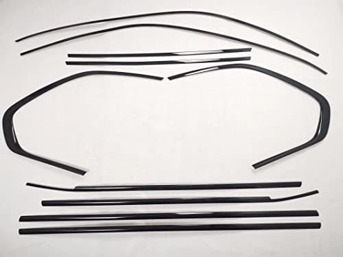 [Just Fit] X5�ɓK�� 3��� F15 2013�N~2019�N �O�� �T�C�h�E�C���h���[�� �E�B���h�E�g���� �J�X�^���p�[�c �h���X�A�b�v �A�N�Z�T���[ �E�B���h�E�t���[���g���� (�u���b�N)