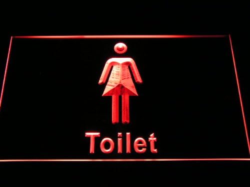 ADVPRO i1016-r Women Female Girl Toilet Washroom Restroom Display Neon Light Sign