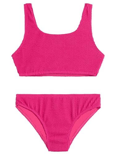 Popcorn Solid Square Neck Bikini