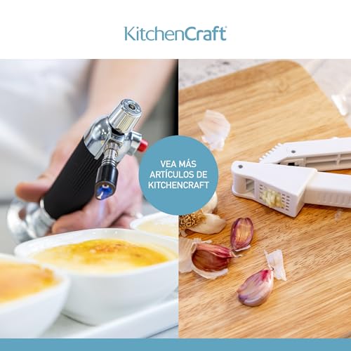 Kitchen Craft KCBB882 - Cortador de patatas fritas con hoja de acero inoxidable, Blanco