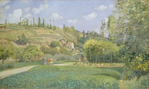 Cuadro en Lienzo Pissarro Pinturas Famosas Decoración de Paredes Salon 60x90cm