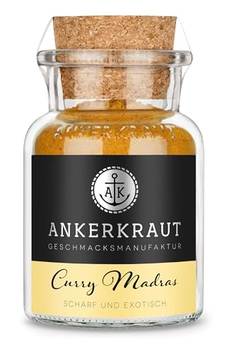 Ankerkraut Curry Madras, Gewürz Pulver passend zu Reis, Fleisch, Fisch & Gemüse, frisch fruchtig...