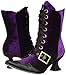 Ellie Shoes Women's 301-TABBY Boot, PURPLE, 9 M US
