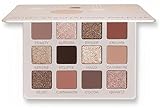 Lamora Palette Ombretti Nude - 12 Colori Brillanti e Opachi Altamente Pigmentati per Trucchi Occhi - Make Up Professionali Formato Viaggio Con Specchio 2