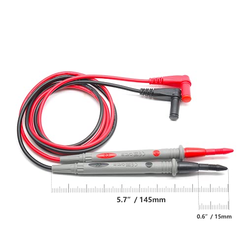 Image of 1 Pairs Digital Multimeter Test Leads Banana Plug, Multimeter Probes Voltmeter Test Probe 10A 1000V