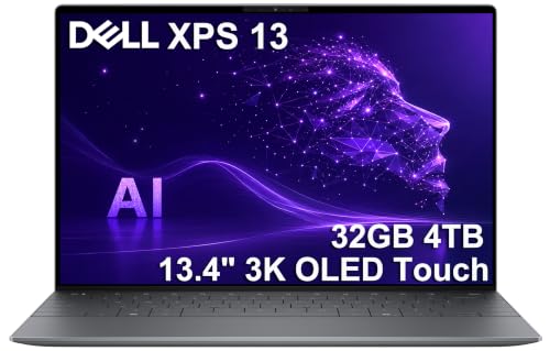 Image of Dell XPS 13 9345, 13.4 inch 3K OLED Touchscreen, X Elite, 32GB DDR5, 4TB SSD
