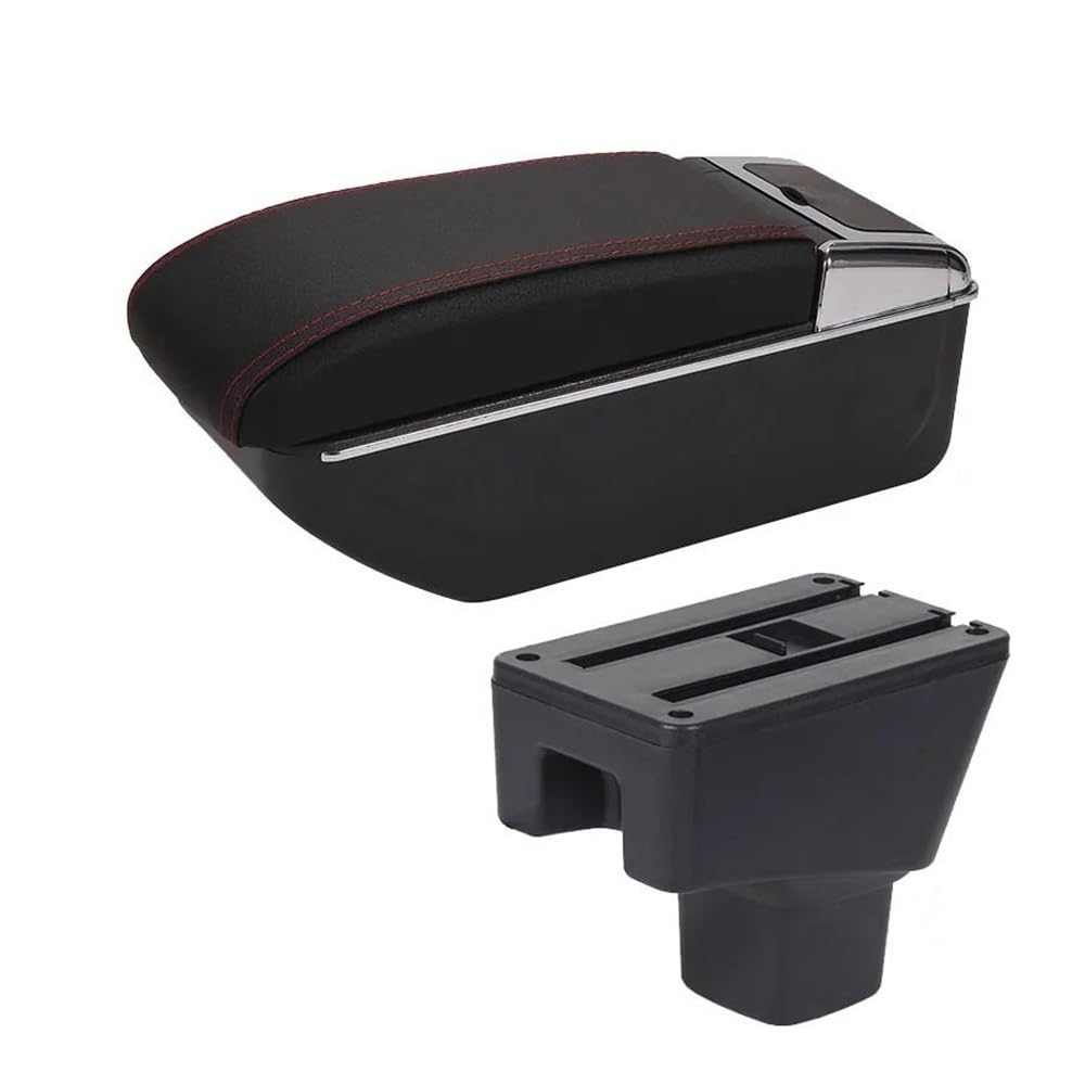 Aierdeyp D1 Black Red Nousb Car Armrest Box For Suzuki For Sx4 Car Armrest Box