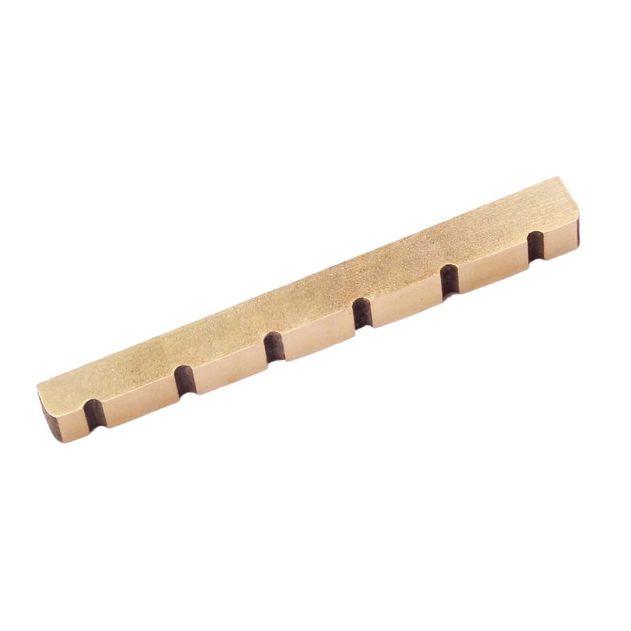 Totority Copper Pillow Guitar Accessory String Pre-slotted Bone Guitar Nut Brass Nuts Slotted Metal Parts Instrument Accessory for
