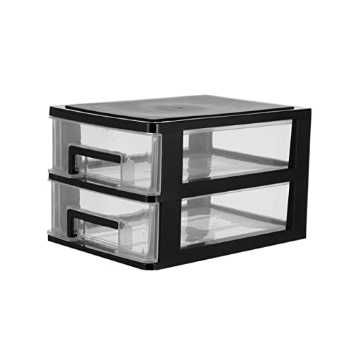 HAPINARY Drawer Type Closet Storage Plastic Storage Boxes Lids Organizing Drawers for Kitchen Bathroom