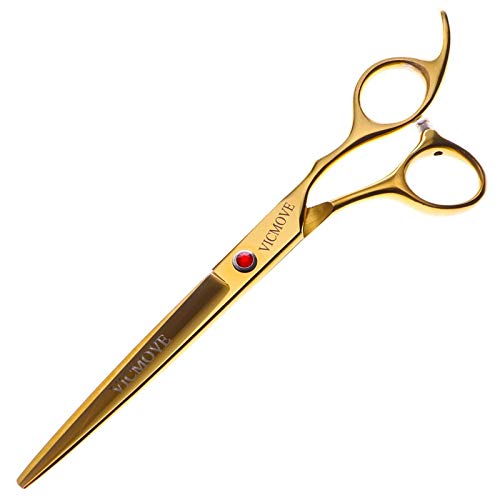 Hair Cutting Scissors, 7" Hair Scisssors Professional Hairdressing Scissors Set Cutting Barber Shears 6 colors available BY ZZYY (Color : Blue)