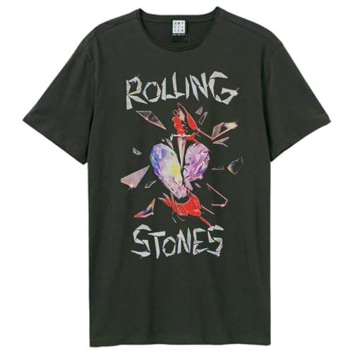 T-shirt Hackney Diamonds Amplified haut en coton noir pour adulte