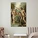 Jesus Faith Belief Religion The Baptism of Christ Wall Art Poster Scroll Canvas Painting Picture Living Room Decor Home Framed/Unframed 08x12inch(20x30cm)