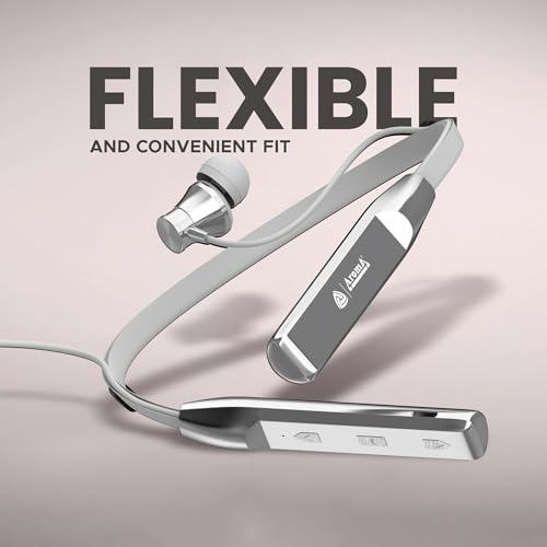 Image of AROMA NB119 Tune Upto 48 Hours Playtime*, Fast Charging, Dual Pairing, Bluetooth Neckband