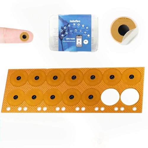 14 Pcs NFC Tags NTAG215 FPC Tag Flexible Smart Nail