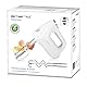 EMERIO elektrischer Handmixer Handrührer Mixer Handrührgerät mit 250 Watt 6 Geschwindigkeiten & Turbotaste extra lange Schneebesen + Knethaken aus Edelstahl (geschirrspülgeeignet) BPA-frei HM-124178