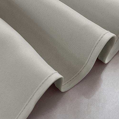 Wubodti Grey Kitchen Blackout Valances For Windows Kids Room Window Treatments Thermal Insulated Rod Pocket Valance Curtains Room Darkening Cafe Curtains For Nursery Bathroom, 52 X 18 Inch #TOP3