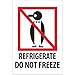 Box Partners 4 x 6 - Refrigerate - Do Not Freeze Labels