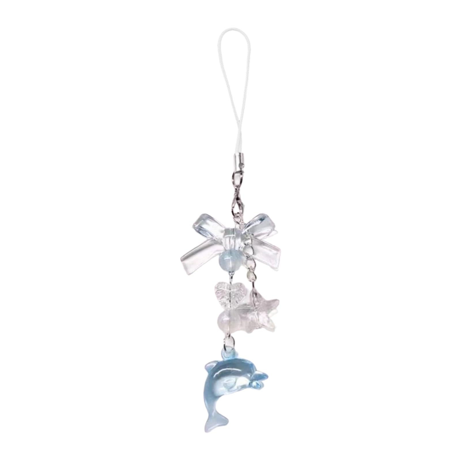 NEWFT Fashionable and Star Phone Charm Keychain Bag Pendant Trendy Accessory for Everyday Use