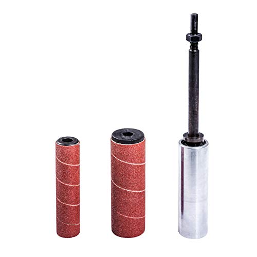 Portable Spindle Sander Hand-Held Rubber Sanding Drum for Drill 4-1/2