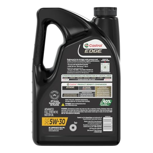 Castrol EDGE 5W-30 Advanced Full Synthetic Motor Oil 22 Castrol EDGE 5W-30