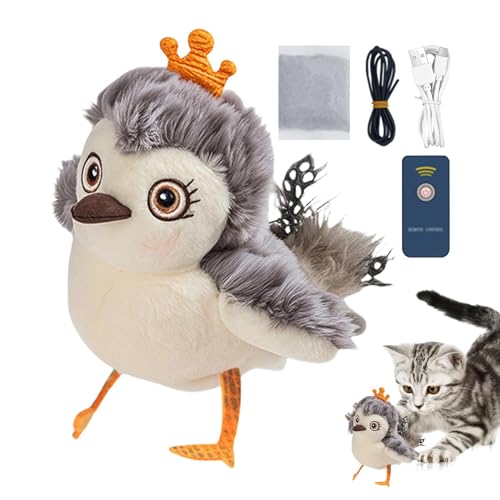 Oiseau interactif pour chat et chaton avec herbe à chat