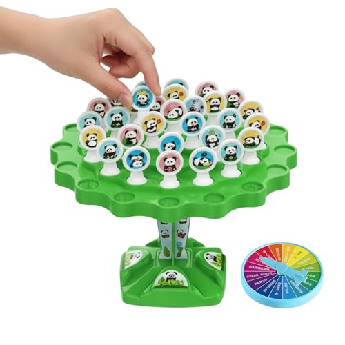 Jingyash Jeux d'Équilibre pour | Activités Éducatives de Puzzle Empilable | Jeu de Société avec Arbre à Oiseaux Équilibriste,Idéal pour Fête d'anniversaire Soirée en Famille Cadeau Garçons Filles