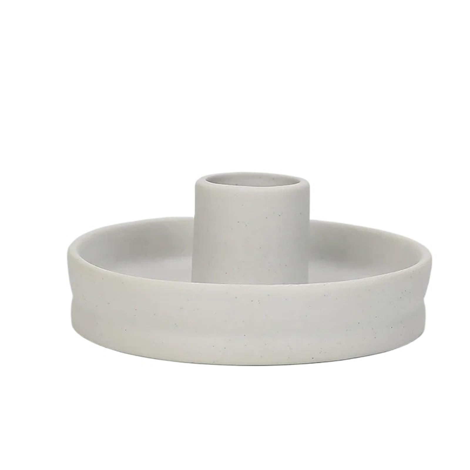 1Pair Creative Ceramic Aromatherapy Candle Stand Home Decoration Desktop Ornament for Candle(Color2)