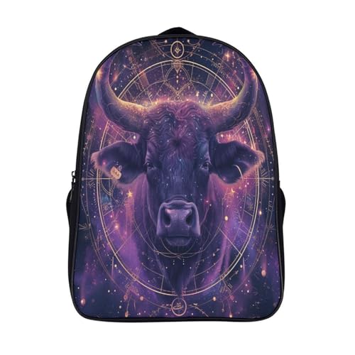 Mochila guardería pequeña Taurus con diseño 3D de felpa para niños de preescolar