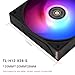 Thermalright TL-H12-X28-S CPU Fan,Computer Case Cooling,2150RPM High Speed,PC Cooler Fan for CPU Cooling and Chassis,Quiet LED ARGB,Black