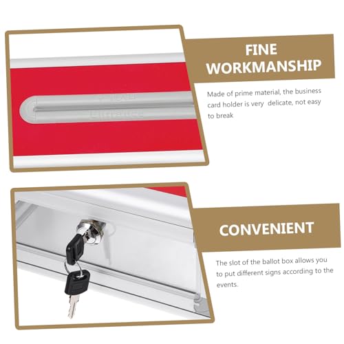 Support pour cartes de visite transparent pour comptoir et exposition