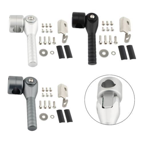 LatoYard Hubstangenrahmen Griff Hubstange Hebel für BMW R1200GS Aluminiumlegierung Faltbarer Wagenhebergriff mit Anti-Rutsch Griff und CNC-gefertigtem Halter