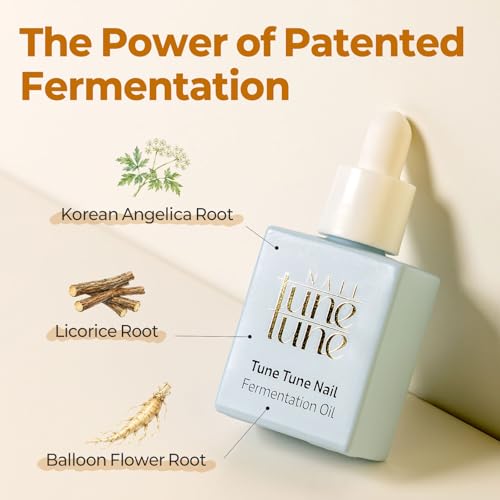 TuneTune Cuticle Oil 8ml | Fermented Korean Nail Oil for Nails & Cuticles | Moisturizing Nail Care Oil for Dry Cuticles | Lightweight Oil for Healthy-Looking Nails | Easy Dropper Application — view 3