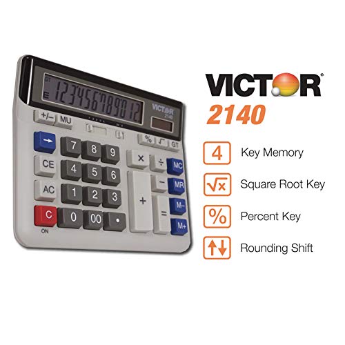 Victor 2140 Desktop Business Calculator, 12-Digit Lcd #TOP3