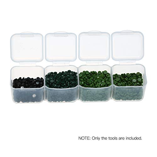 Btuty Kit de ferramentas e acessórios de pintura de diamantes de 9 peças DIY com ferramenta de corre