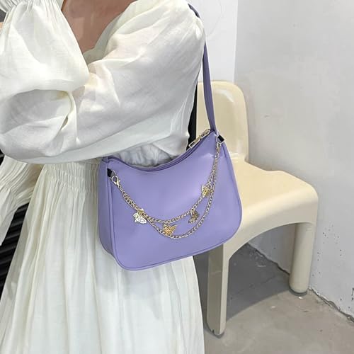 Shoulder Bag For Women Clutch Purse Wallet Crossbody Bag Backpack Tote Purse Backpack Handbags For Travel Shopping,Purple2