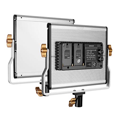 Neewer Dimmable Bi-Color 600 LED Video Light with U Bracket and Carry Bag