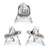 Ingenuity Anyway Sway 5-Speed Multi-Direction Portable Foldable Baby Swing & Infant Seat with Vibrations, Nature Sounds, 0-9 Months 6-20 lbs (Ray)