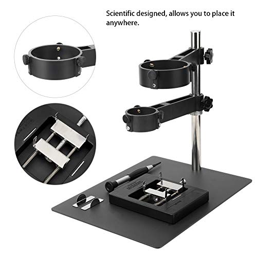Soporte para pistola de calor Cryfokt con abrazadera ajustable metálica 4