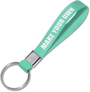Wristband Bros Silicone Loop Keychains | Fully Customizable | Great For Events, Fundraisers & Promotions | Available In Bulk