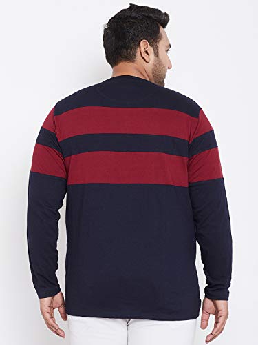 Image of Bigbanana Plus Size Men's Henley T-Shirt