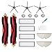 Kit de cepillo lateral para aspiradora Xiaomi Roborock S6 S5 Max S60 S65, 2 cepillos de rodillo, 3 cepillos laterales, 4 filtros, 2 fregonas, 4 núcleos de agua