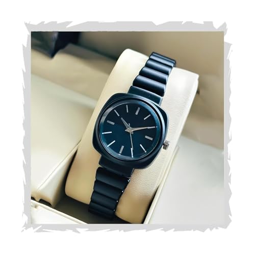 styledose watch’s Unique Design Elements (Round face in Square Frame, 5 Color Eddy dials & Belt) Steel Chain Strap Stylish Girls Ladies Fashion Wrist Watches Analog Watch for Women styledose watch’s Unique Design Elements (Round face in Square Frame, 5 Color Eddy dials & Belt) Steel Chain Strap Stylish Girls Ladies Fashion Wrist Watches Analog Watch for Women