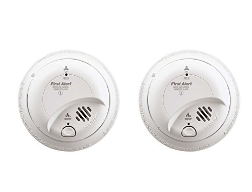 First Alert SC-9120B Hardwired Smoke and Carbon Monoxide Alarm with Battery Backup 2 Pack