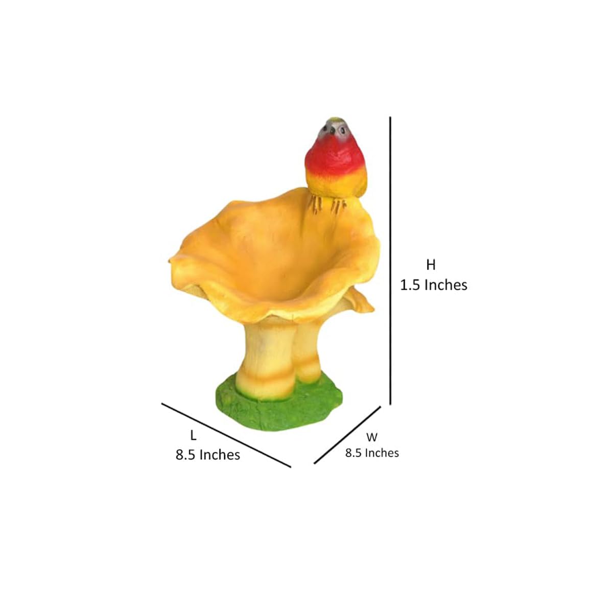 Wonderland Bird Feeder, Bird Bath for Garden Decor, Balcony Decoration (Home and Garden Decor) 1