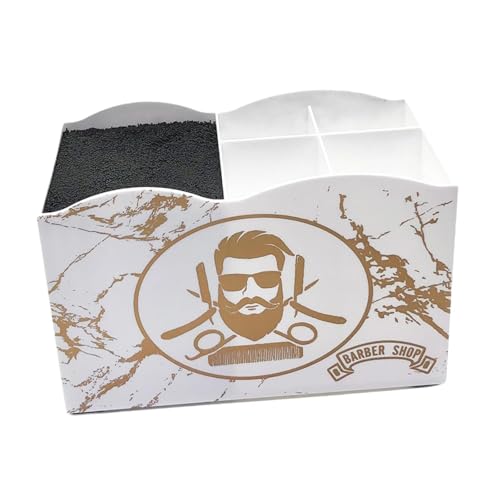 menolana Organizador de salão Suporte para tesouras de salão Suporte para tesouras multiuso Caixa pa