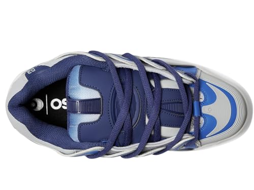 Osiris Men's D3 2001 Skate Shoe, Grey/Blue/Black, 92