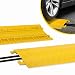 Durable Cable Ramp Protective Cover - 2,000 lbs Max Heavy Duty Drop Over Hose & Cable Track Protector, Safe in High Walking Traffic Areas - Cable Concealer for Outdoor & Indoor Use - Pyle PCBLCO22