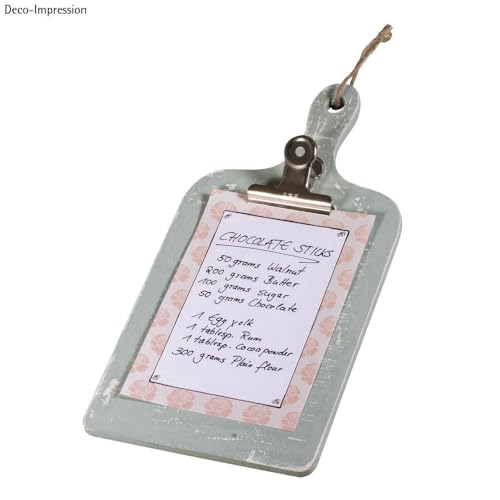 RAYHER HOBBY Rayher 62692000 Holz-Klemmbrett, FSC Mix Credit, 11,5x23x0,7cm, zum hä