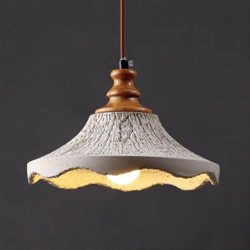 Éclairage de suspension décoratif en béton rustique réglable - 2