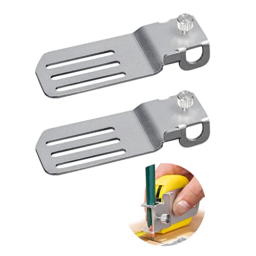 Akiskpz 2 Pcs Tape Measure Marker, Locator Measuring Tape Clip Measure Scribing Pencil Holder Mark Tape Reel Scribing Tool 2Pcs (Set Of 2) #TOP23
